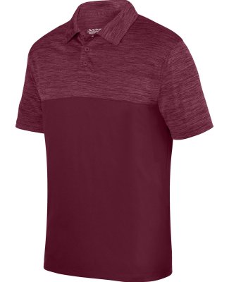 Augusta Sportswear 5412 Shadow Tonal Heather Sport in Maroon