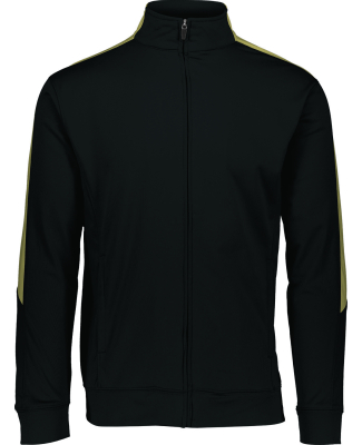 Augusta Sportswear 4395 Medalist Jacket 2.0 in Black/ vegas gld