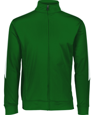 Augusta Sportswear 4395 Medalist Jacket 2.0 in Dark green/ wht