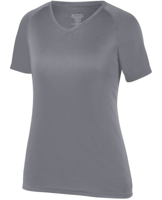 Augusta Sportswear 2793 Girls Attain Wicking Shirt in Graphite