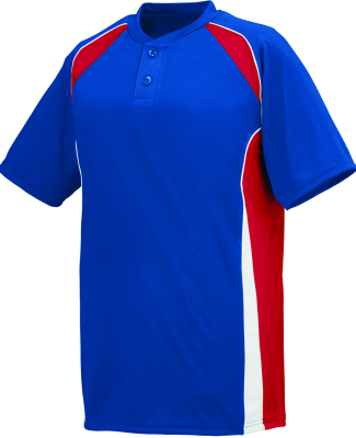 Augusta Sportswear 1541 Youth Base Hit Jersey in Royal/ red/ wht