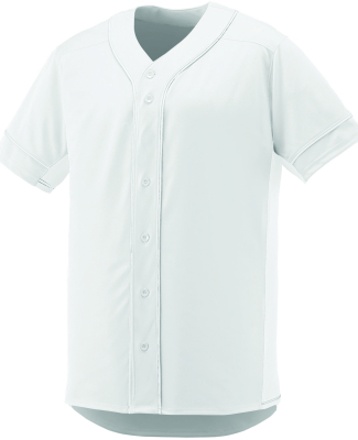 Augusta Sportswear 1661 Youth Slugger Jersey in White/ white