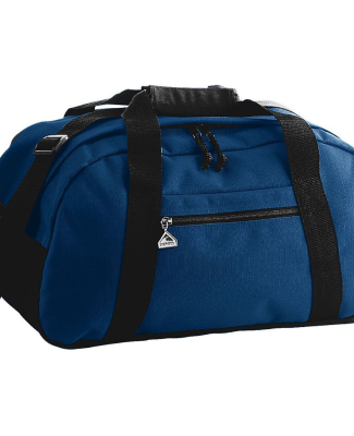 Augusta Sportswear 1703 Large Ripstop Duffel Bag in Navy/ black