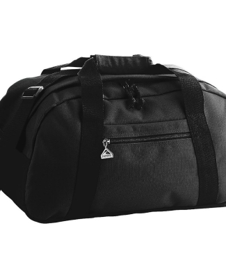 Augusta Sportswear 1703 Large Ripstop Duffel Bag in Black/ black