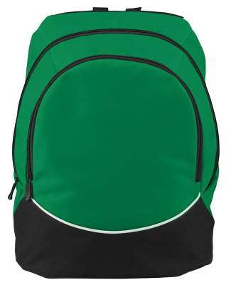 Augusta Sportswear 1915 Tri-Color Backpack in Kelly/ blk/ wht