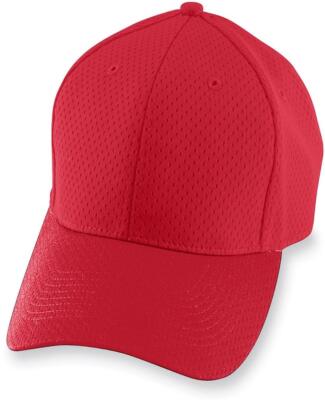 Augusta Sportswear 6236 Youth Athletic Mesh Cap in Red