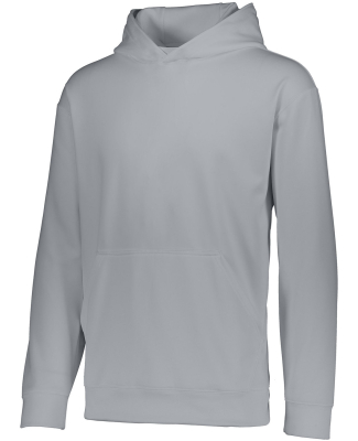 Augusta Sportswear 5506 Youth Wicking Fleece Hoode in Athletic grey