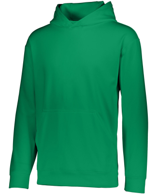 Augusta Sportswear 5506 Youth Wicking Fleece Hoode in Kelly