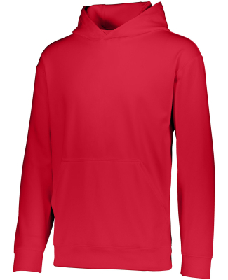 Augusta Sportswear 5506 Youth Wicking Fleece Hoode in Red