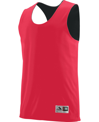 Augusta Sportswear 5023 Youth Reversible Wicking T in Red/ black
