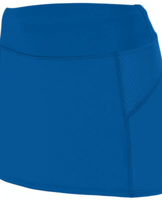 Augusta Sportswear 2421 Girls' Femfit Skort in Royal/ graphite