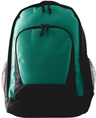 Augusta Sportswear 1710 Ripstop Backpack in Dark green/ blk