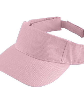 Augusta Sportswear 6226 Youth Sport Twill Visor in Light pink