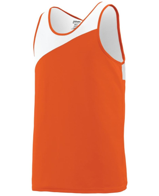 Augusta Sportswear 352 Accelerate Jersey in Orange/ white
