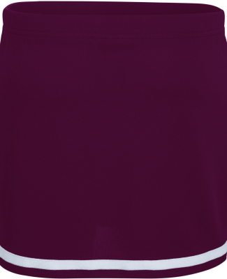 Augusta Sportswear 9125 Women's Energy Skirt in Maroon/ white