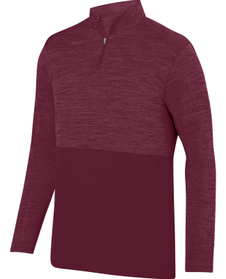 Augusta Sportswear 2908 Shadow Tonal Heather Quart in Maroon