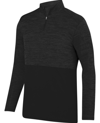 Augusta Sportswear 2908 Shadow Tonal Heather Quart in Black