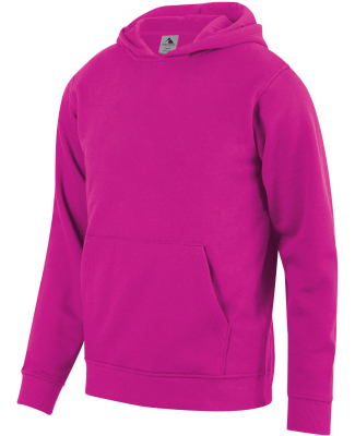 Augusta Sportswear 5415 Youth 60/40 Fleece Hoodie in Power pink