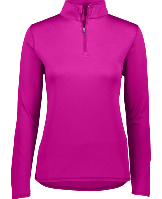 Augusta Sportswear 2787 Women's Attain Quarter-Zip in Power pink