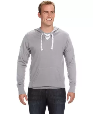 J America 8231 Sport Lace Jersey Hooded Pullover T OXFORD