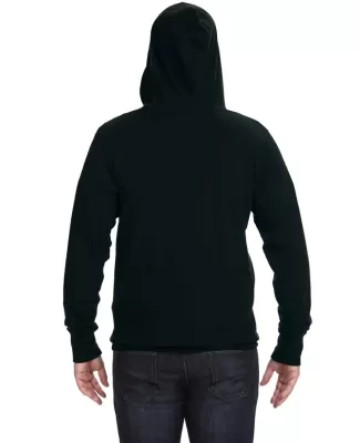 J America 8231 Sport Lace Jersey Hooded Pullover T BLACK