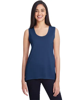 Anvil 37PVL Women's Freedom Sleeveless Tee NAVY