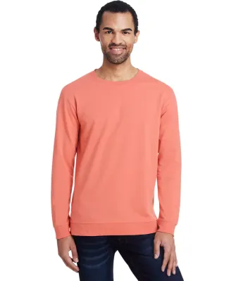 Anvil 73000 Unisex French Terry Crewneck Pullover TERRACOTTA