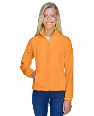 Harriton M990W Ladies' 8 oz. Full-Zip Fleece in Safety orange