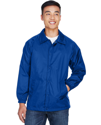 Harriton M775 Adult Nylon Staff Jacket in True royal