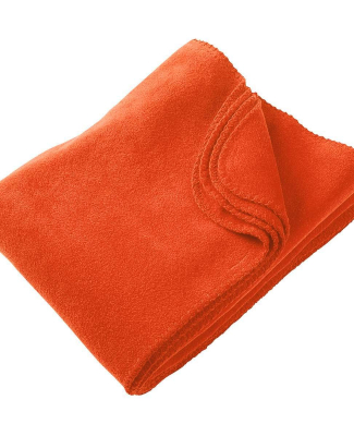 Harriton M999 12.7 oz. Fleece Blanket in Orange