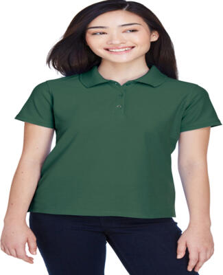 Harriton M280W Ladies' 5 oz. Blend-Tek™ Polo in Hunter