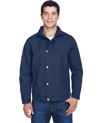 Harriton M705 Men's Auxiliary Canvas Work Jacket in Dark navy