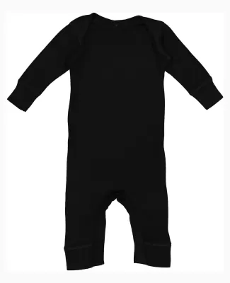 Rabbit Skins 4412 Infant Long Legged Baby Rib Body in Black