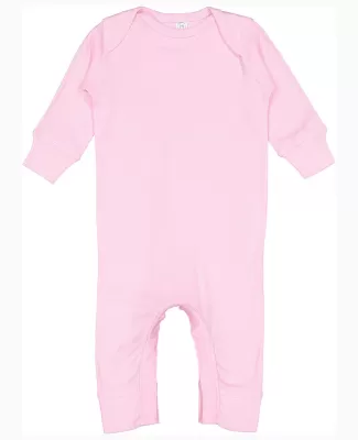 Rabbit Skins 4412 Infant Long Legged Baby Rib Body in Pink