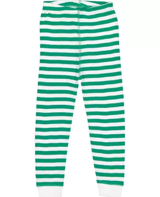 Rabbit Skins 102Z Baby Rib Infant Pajama Pants in Klly wh str/ wht