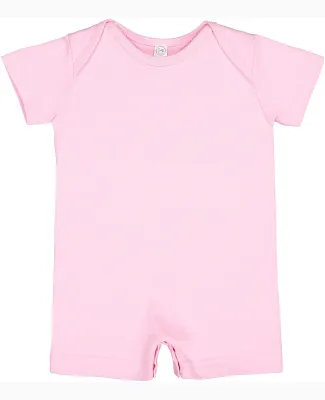 Rabbit Skins 4486 Infant Premium Jersey T-Romper in Pink