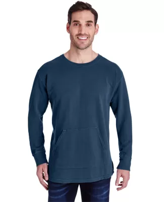 Comfort Colors 1536 French Terry Crewneck in True navy