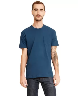 Next Level Apparel 3605 Unisex Pocket Crew in Cool blue