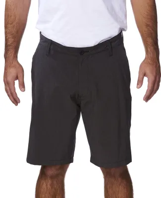 Burnside 9820 Hybrid Stretch Shorts in Black