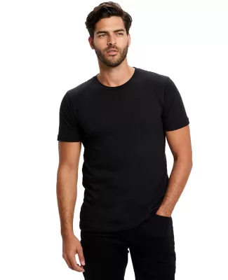 2400 US Blanks Adult Jersey Knit T-Shirt in Black