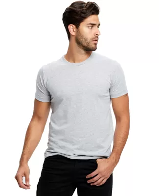 2400 US Blanks Adult Jersey Knit T-Shirt in Heather grey
