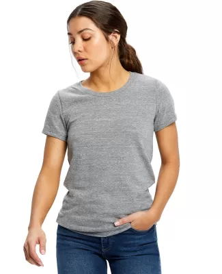 0222 US Blanks Ladies Triblend T-Shirt in Tri grey