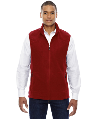 North End 88173 Men's Voyage Fleece Vest CLASSIC RED