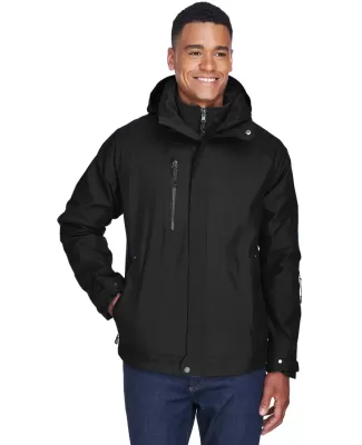 North End 88178 Men's Caprice 3-in-1 Jacket with S BLACK