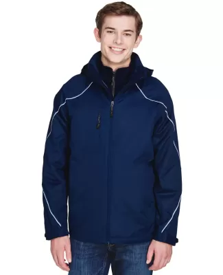 North End 88196 Men's Angle 3-in-1 Jacket with Bon NIGHT