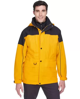 North End 88006 Adult 3-in-1 Two-Tone Parka SUN RAY