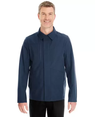 North End NE705 Men's Edge Soft Shell Jacket with  NAVY