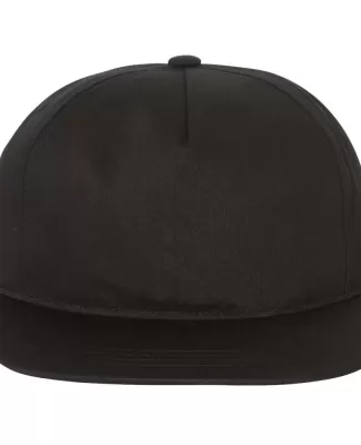 Yupoong-Flex Fit 6502 Unstructured Five-Panel Snap BLACK