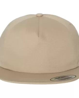 Yupoong-Flex Fit 6502 Unstructured Five-Panel Snap KHAKI