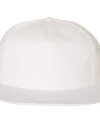 Yupoong-Flex Fit 6502 Unstructured Five-Panel Snap WHITE
